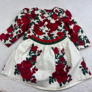 Janie and Jack Magic in the Woods 2pc Outfit Christmas Holiday 4T